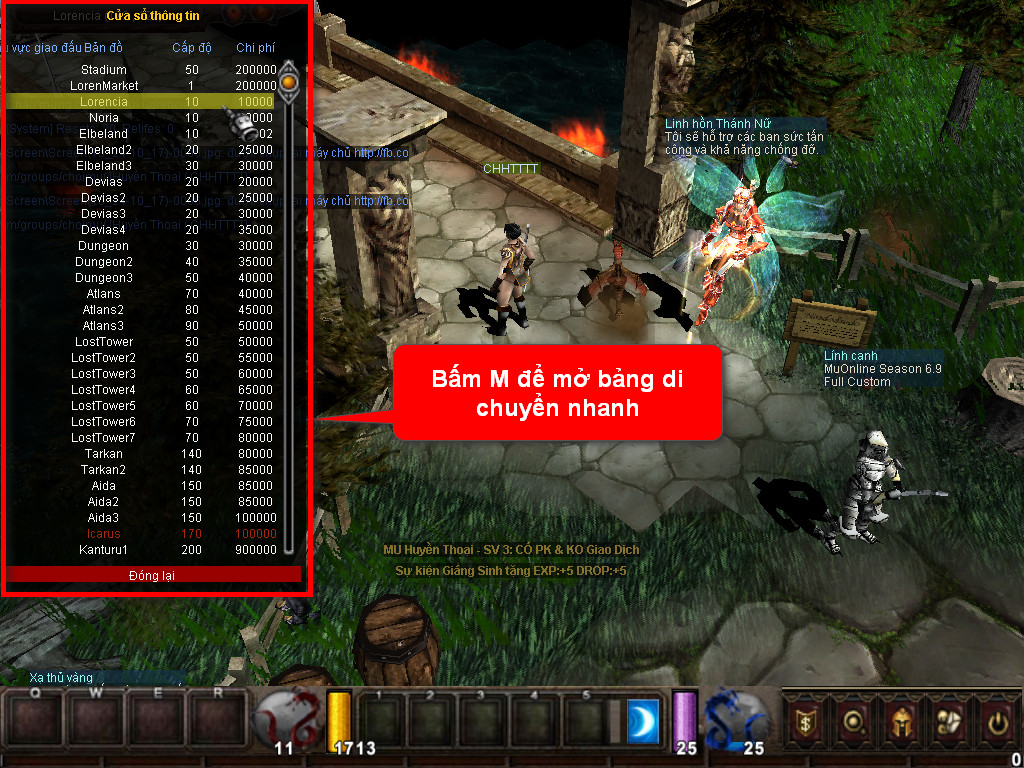 Chức năng chính của Game MU Hội Tụ Chức năng chính của Game MU Hội Tụ